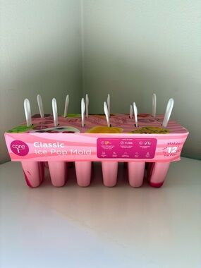 Core Kitchen Classic Ice Pop Mold – Makes 12 Pops – Silicone Popsicle Maker